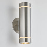 Artika 11.14" Indoor/Outdoor 2-Bulb Vertical Wall Light Black or Stainless Steel