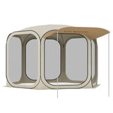 ACACIA Space 11'x11' Pop-Up Screen House Tent with Shade Shelter Camping Gazebo