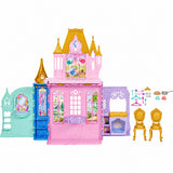 Disney Princess Close & Carry Castle Playset Portable Foldable 5 Play Areas 20pc