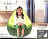 Avocado Lounge Chair for Kids – Ultra Soft Faux Fur Foam Bean Bag Chair