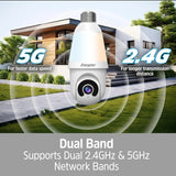 Energizer 1000-Lumen Smart Wi-Fi Light Bulb Security Cameras, 3-Count
