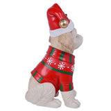 Holiday Dog Greeter Resin Porch Statue, Doodle Bernese Mountain Dog or Shiba Inu