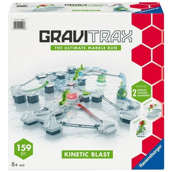 GraviTrax 159-piece Kinetic Blast Marble Run Set, STEM Learning for Kids Ages 8+