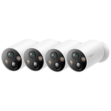 TP-Link Tapo 2K Solar Security Camera System 4-Pack – Wireless Cameras w/ Night Vision