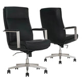 Elle Decor Ayden Manager's Chair, High-Back Recliner with Cushioned Seat