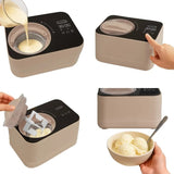 Whynter 0.8 Qt Automatic Ice Cream Maker, No Pre-Freezing Yogurt Dessert Churner