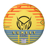HO Sports Sunset 3-Person Towable Tube – Softshell Deck-Style Boat Tube