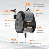 Giraffe Tools Grandfalls Electric Pressure Washer Pro 3400 PSI with 100 ft. Hose