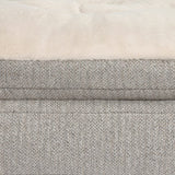 Kirkland Signature Pillow-Top Gusseted Dog Bed – 42" × 32" Supports Dogs up to 75 lb.