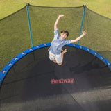 Bestway Xtreme Air 14' Texas Theme Round Trampoline with Enclosure & Anchors
