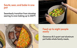 bella 10-in-1 8.5-Qt MultiCooker with Ceramic Nonstick Pot & Steam Tray, 1200 W