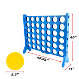 Hasbro Connect 4 Giant Edition, 46” x 40” Frame Backyard Family Fun
