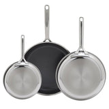 GreenPan Spectra Hybrid Ceramic Nonstick Frypan Set, 3-pc, Induction Compatible