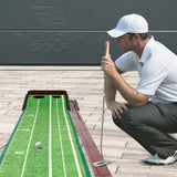 Palladium Golf Indoor Putting Mat – 10 ft Golf Practice Putting Green with Ball