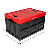 Greenmade InstaCrate Grande 16 Gallon Collapsible Storage Crate with Lid, 2-pack