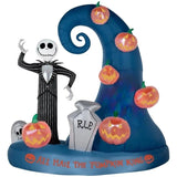 Disney 8.5 ft The Nightmare Before Christmas Jack Skellington Pre-Lit Inflatable with Kaleidoscope Lights