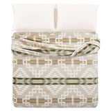 Pendleton Faux Fur Luxe Blanket 700 GSM Heavyweight Ultra-Soft Printed Polyester