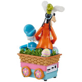 Mickey Mouse and Friends on light-up Disney Spring Train with Music, 4-Piece Set