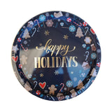 Vacaville Fruit 34 oz. Dried Fruit & Nut Happy Holidays Tin Tray