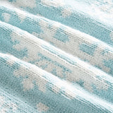 Evergrace Holiday Chenille Knit Throw Blanket – 60" × 70" Knit Holiday Gift