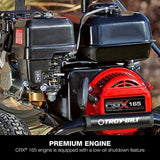 Troy-Bilt Gas Pressure Washer, 3100 Max PSI, 2.3 Max GPM, CRX165 163cc Engine