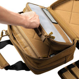 Savior Equipment Dual Pistol Range Bag with Padded Pockets Magazine Holder Strap