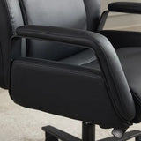 Barcalounger Merced Executive Office Chair, Ergonomic Leather Lumbar Support Desk