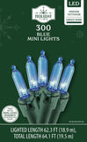 Holiday Time 300-Count Indoor/Outdoor LED Mini Christmas String Lights