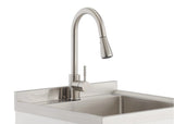 Trinity 18" x 16" x 13" Stainless Steel Utility Sink Garage Laundry Room Sink
