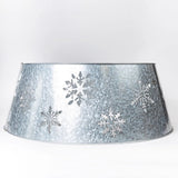 Member’s Mark Snowflake Pattern Galvanized Metal Tree Collar for Tree Base Decor