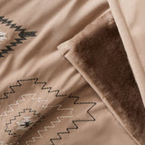 Pendleton Crystal Springs Throw, 50x70 Faux Suede Soft Faux Fur 1150 GSM Blanket