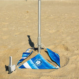 Tommy Bahama 7.5ft Beach Umbrella AnchorX UPF 50+ Tilt Wind Vent with Carry Bag