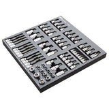 Ingersoll Rand 66-Piece Master Hex, Torx & Specialty Bit Socket Set – Chrome Vanadium Steel Tool Kit with EVA Organizer Tray