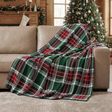 Evergrace Holiday Chenille Knit Throw Blanket – 60" × 70" Knit Holiday Gift