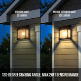 Westinghouse 600 lm Solar Motion-Activated Linkable Wall Lights, 2-Pack
