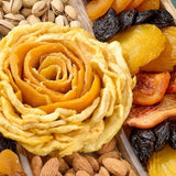 Vacaville Fruit Company Dried Fruit & Nut Gift Tray, 40 oz, Reusable Wood Tray