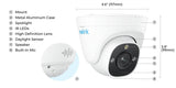 Reolink 16-Channel 12MP PoE Security Camera System – 8 Wired Dome Cameras with 4TB NVR, Color Night Vision & Smart Detection