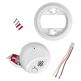 First Alert Advanced Precision Detection Hardwired Smoke Alarms with Battery Backup, 4-Pack