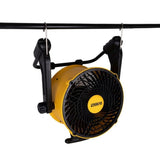 DeWalt DXF1616 16" 3-Speed Benchtop & Hanging Drum Fan, 4,000 CFM with 360° Tilt