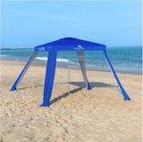 Salt Life 7 ft. x 7 ft. Beach Canopy - UPF 50+ Side Sun Panel Carry Bag