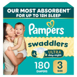 Pampers Swaddlers Ultra Diapers, Sizes 1 - 7, 210 Diapers - 100 Diapers