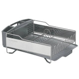KitchenAid Full Size Stainless Steel Dish Rack with Removable Flatware Caddy