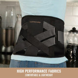 Copper Fit Pro Back Support Belt with Adjustable Straps & 4 Stabilizer Rods