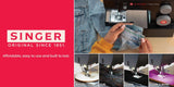SINGER HD8832 Heavy Duty Sewing Machine - 32 Stitches High Speed Drop-In Bobbin