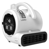 Lasko Super Fan MAX Air Mover Blower Fan – High Velocity Floor Fan w/ Power Outlets