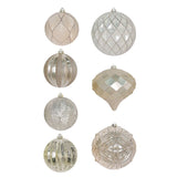 Member’s Mark 7-Piece Oversized Shatterproof Christmas Ornament Set, 150 mm & 200 mm