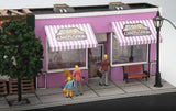 Main Street USA Block #1 Building! O SCALE O GAUGE Detailed with Lights, Trains!