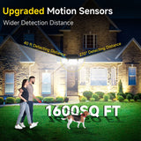 156LED 2500LM Motion Sensor Solar Security Lights