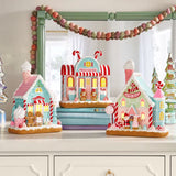 Member’s Mark Pre-Lit Gingerbread Village with LED Lights & Timer, Set of 3