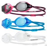 TYR Junior Swim Goggles - 3-Pack Anti-Fog UV Protection Adjustable